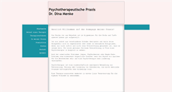 Desktop Screenshot of praxis-menke.com